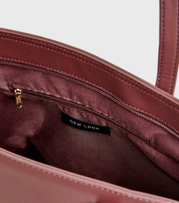 Burgundy bag hot sale new look