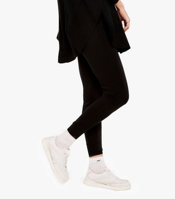 Apricot Black Knit Leggings | New Look