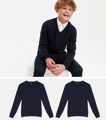 Boys navy outlet jumpers