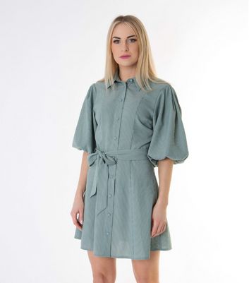 new look olive dress