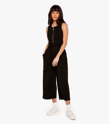 apricot black jumpsuit