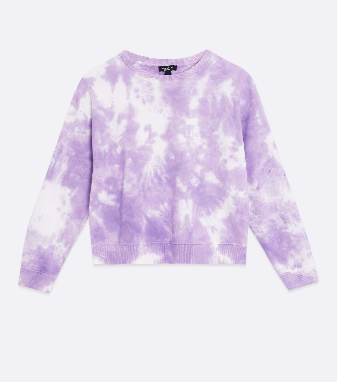 Petite Lilac Tie Dye Sweatshirt Image 5