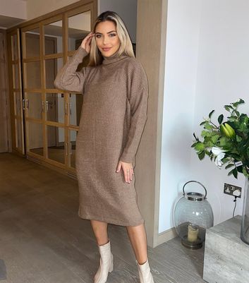 cable knit polo dress