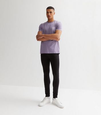 Black Dark Wash Super Skinny Jeans 