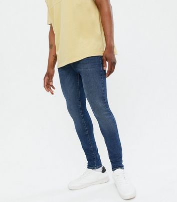 Blue Mid Wash Super Skinny Jeans | New Look