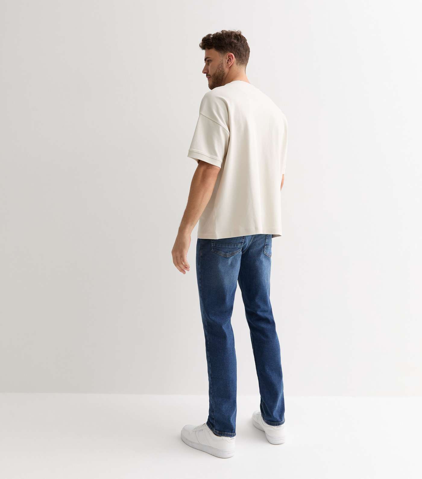 Blue Mid Wash Slim Fit Jeans | New Look