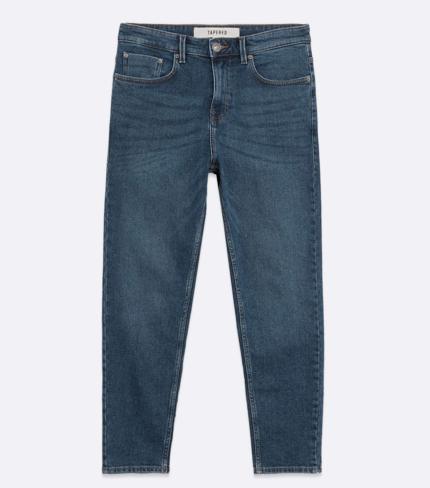 Blue Mid Wash Slim Fit Jeans Image 6