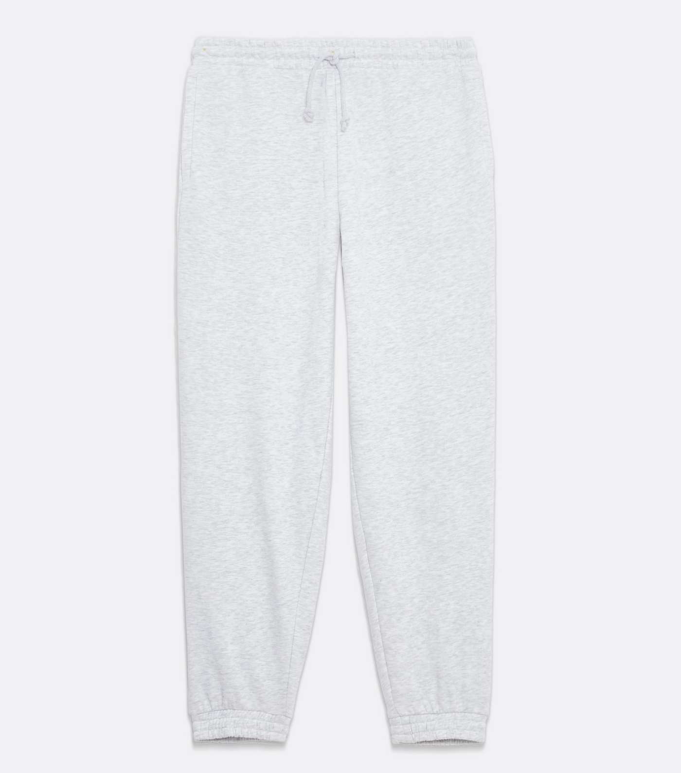 Grey Jersey Relaxed Fit Joggers Image 5