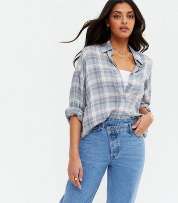 checked shirt womens new look