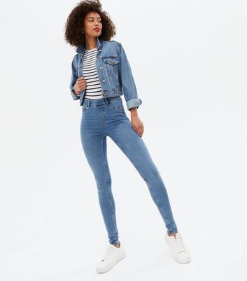 Tall Blue Mid Rise 'Lift \u0026 Shape 
