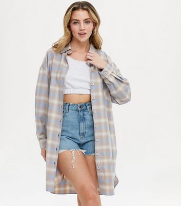 checked shirt womens new look