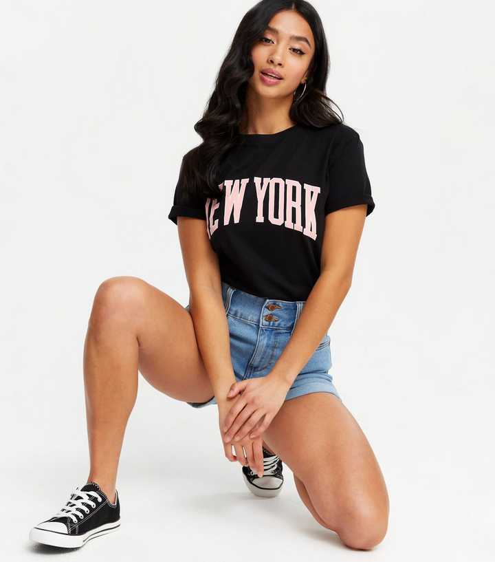 Petite New York Oversized T-shirt