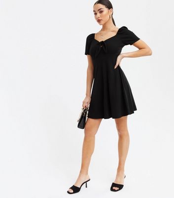 New look clearance black skater dress