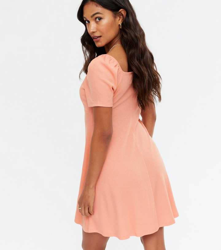 open lace back dress Skater Dress