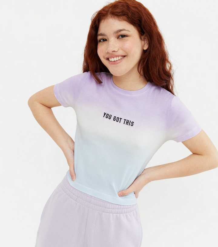 Girls Lilac You Got This Logo T-Shirt