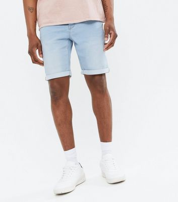 Only \u0026 Sons Pale Blue Denim Shorts 