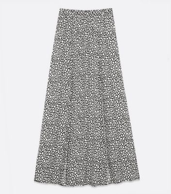 dark leopard maxi skirt