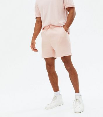 Mens pink jersey on sale shorts