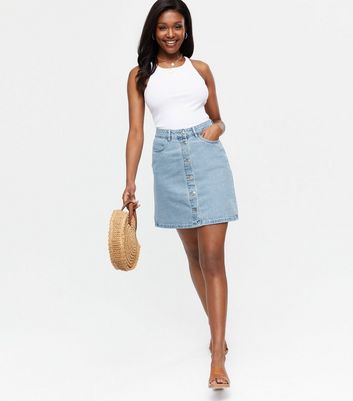 denim skirt without buttons