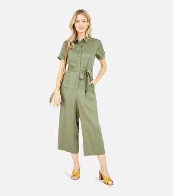 New look green jumpsuit Outlet