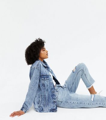 Urban Bliss Pale Blue Acid Wash Denim 