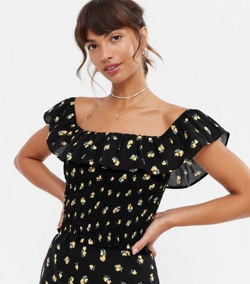 Lemon 2025 bardot top