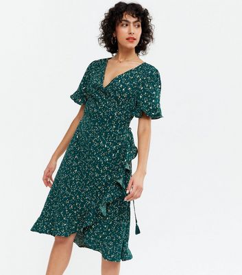 green spot dress oasis