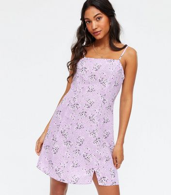 new look lilac floral dress