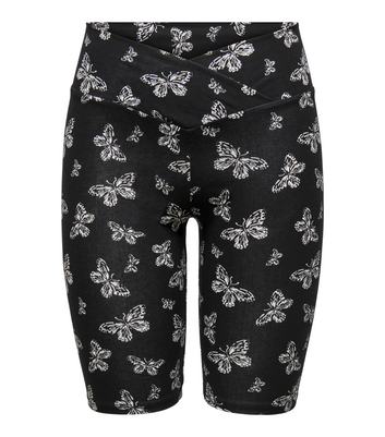 butterfly biker shorts