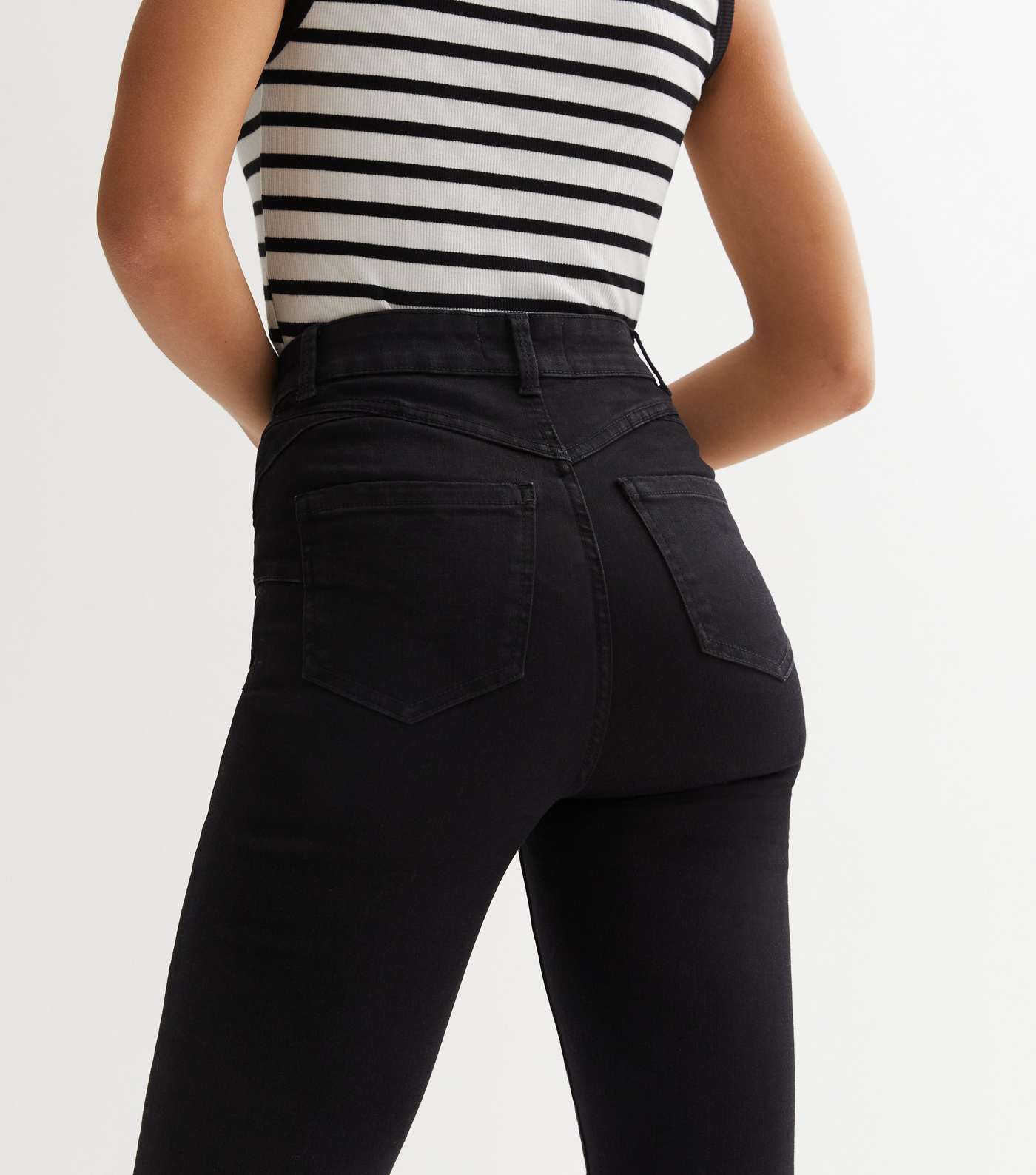 Black Lift & Shape Jenna Skinny Jeans Image 3