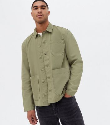 Mens 2025 khaki shacket