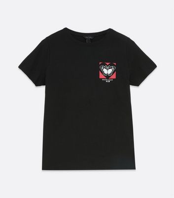 black butterfly shirt