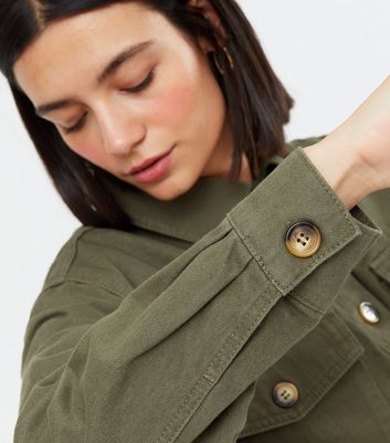 Ladies deals khaki shacket