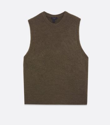 Brown Fine Knit Vest Jumper | New Look