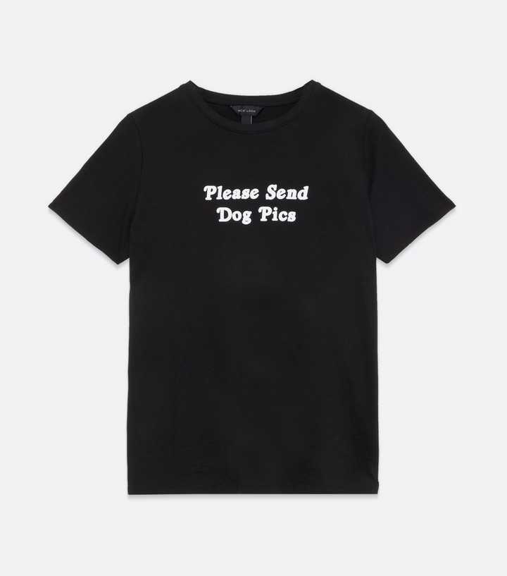 new look dog t shirt