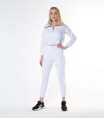 jogger set white