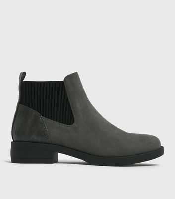 grey boots newlook