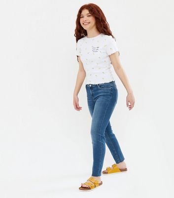 KIDS ONLY Blue Mid Rise Skinny Jeans 