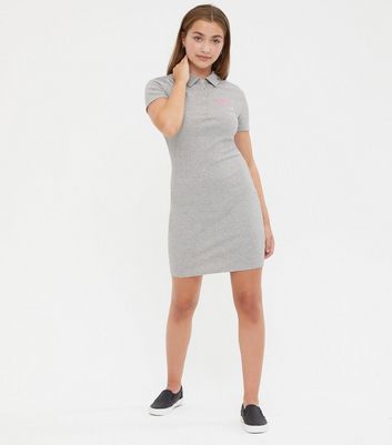 Grey sales polo dress