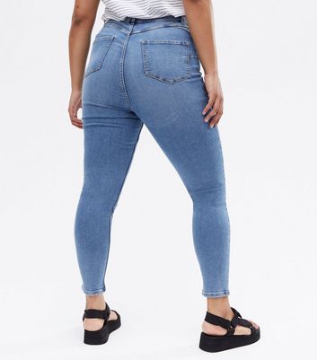 Curves Blue Mid Rise 'Lift \u0026 Shape 