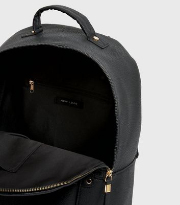 New look shop black backpack