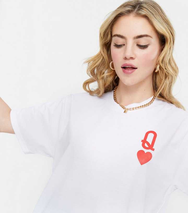 t shirt queen of hearts