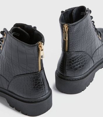 New look croc on sale boots