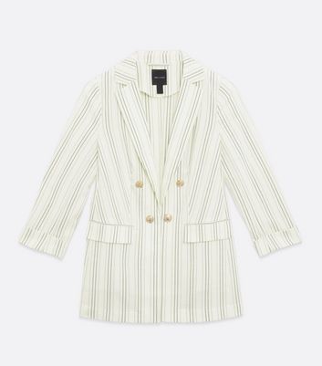 white jacket with gold buttons