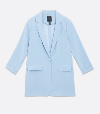 New look pale outlet blue coat