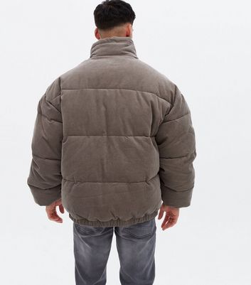 Neck Oversized Puffer Jacket 