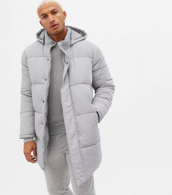 long hooded puffer coat mens