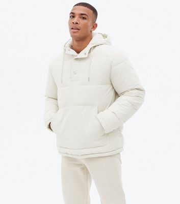 New look cheap white puffer jacket