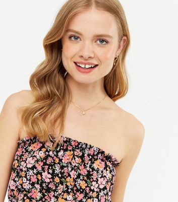 new look bandeau playsuit