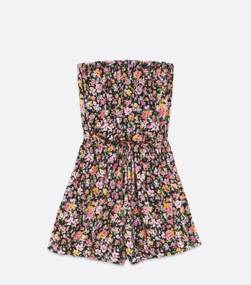 new look bandeau playsuit